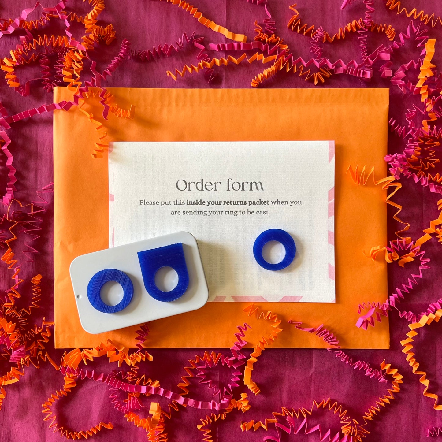 Wax refill box- small width