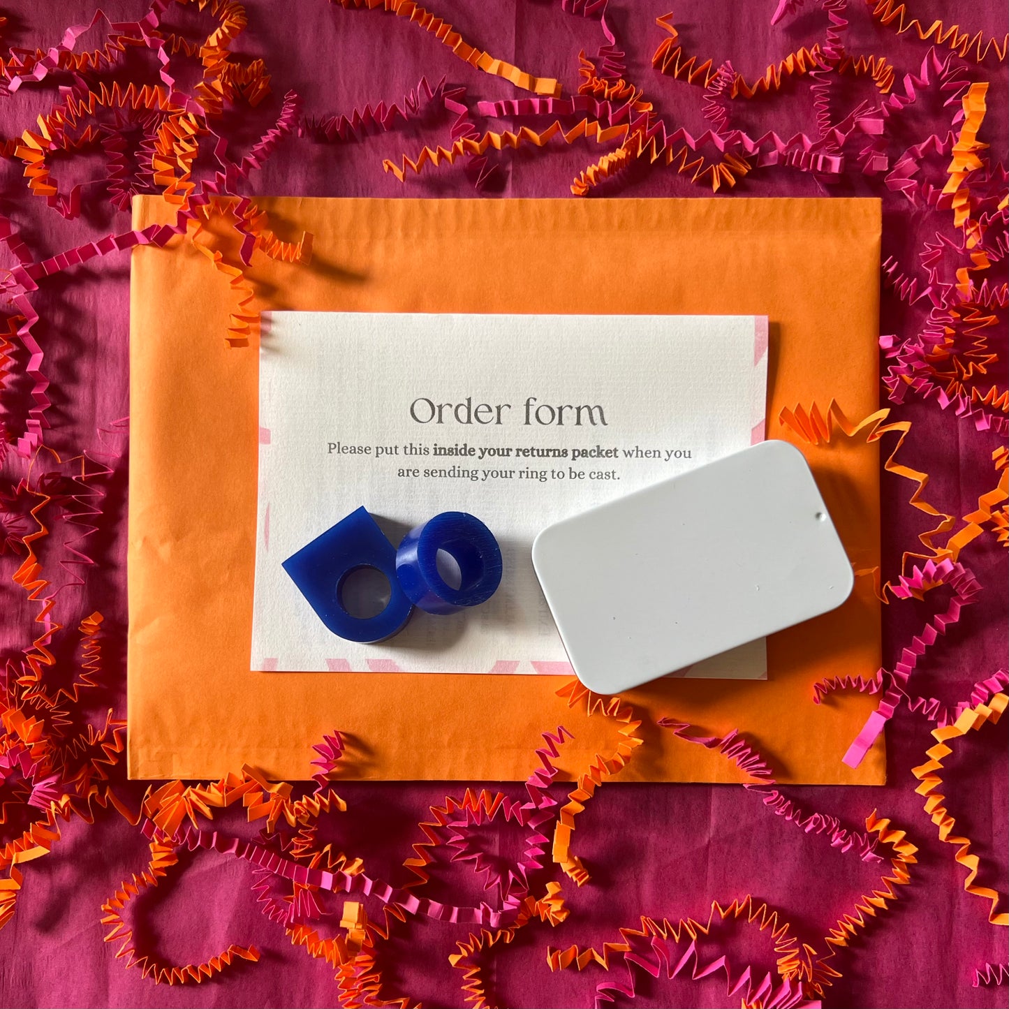 Wax refill box- large width