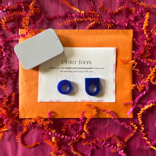 Wax refill box- medium width